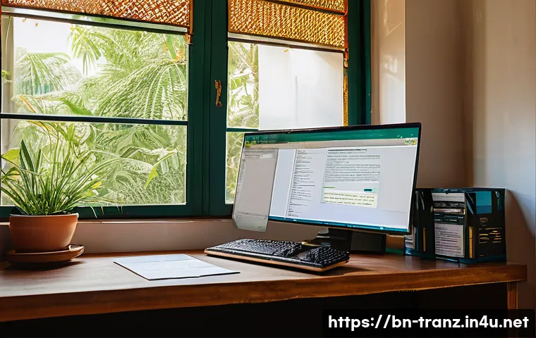 번역사를 위한 필수 소프트웨어 - A modern professional translator&rsquo;s workspace featuring a high-resolution computer screen displaying ...